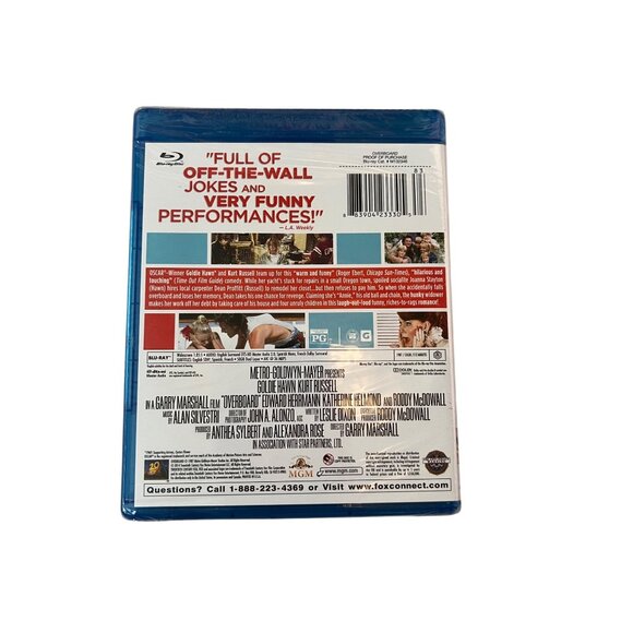 Overboard Blu-Ray Comedy Movie Starring Goldie Hawn & Kurt Russell NEW Sealed - Picture 3 of 3